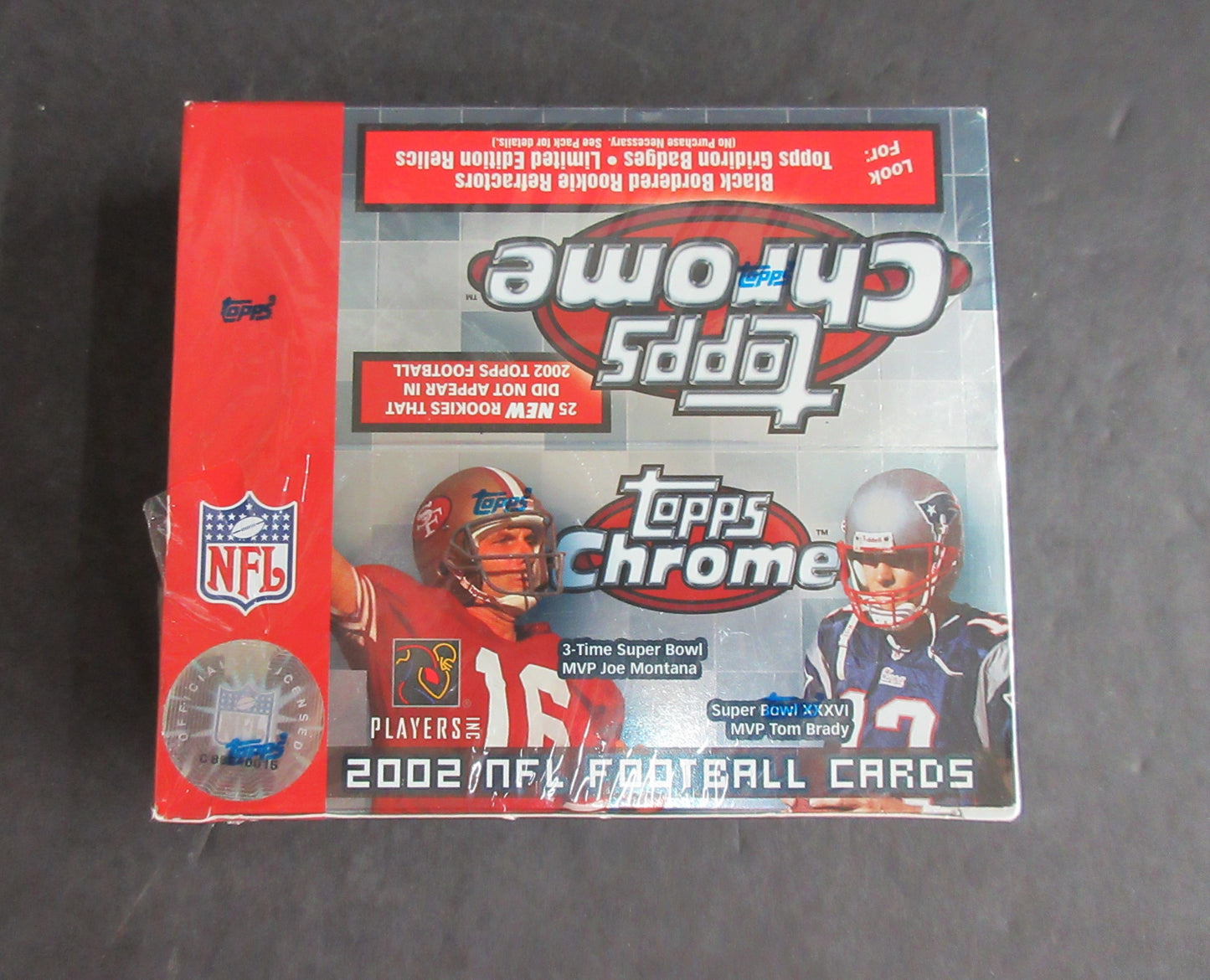 2002 Topps Chrome Football Box (Retail) (24/4)