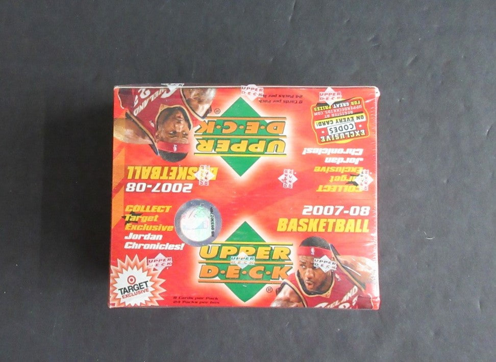 2007/08 Upper Deck Basketball Jumbo Box (Retail) (Target) (24/8)