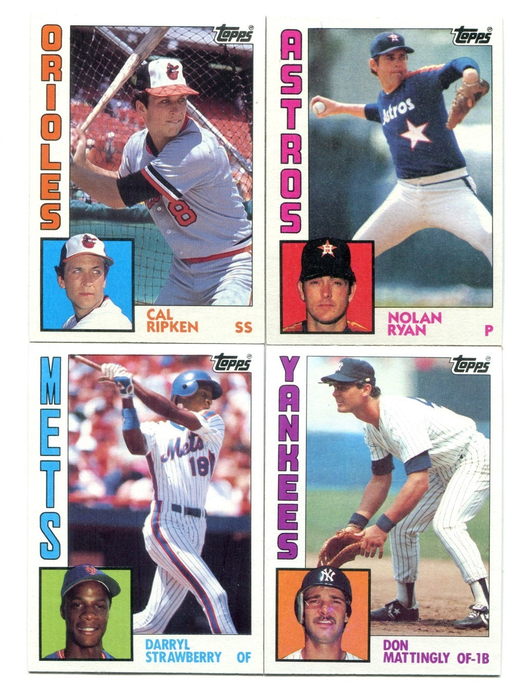 1984 Topps Baseball Complete Set NM/MT MT (792) (23-141)