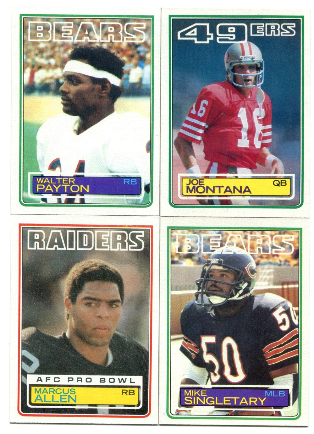 1983 Topps Football Complete Set NM NM/MT (396) (23-152)