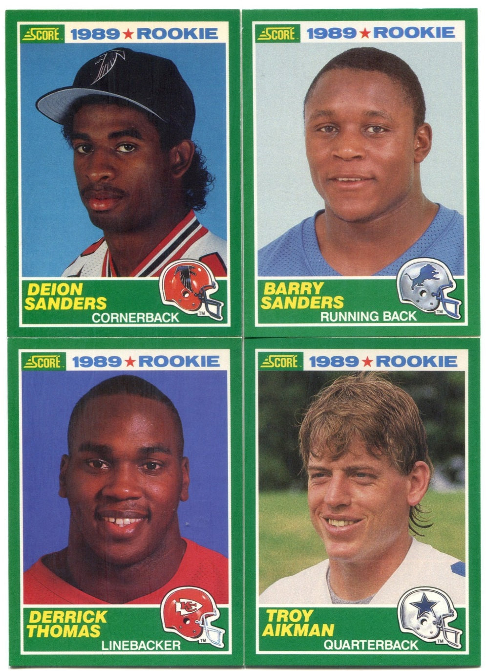 1989 Score Football Complete Set NM/MT (330) (23-153)