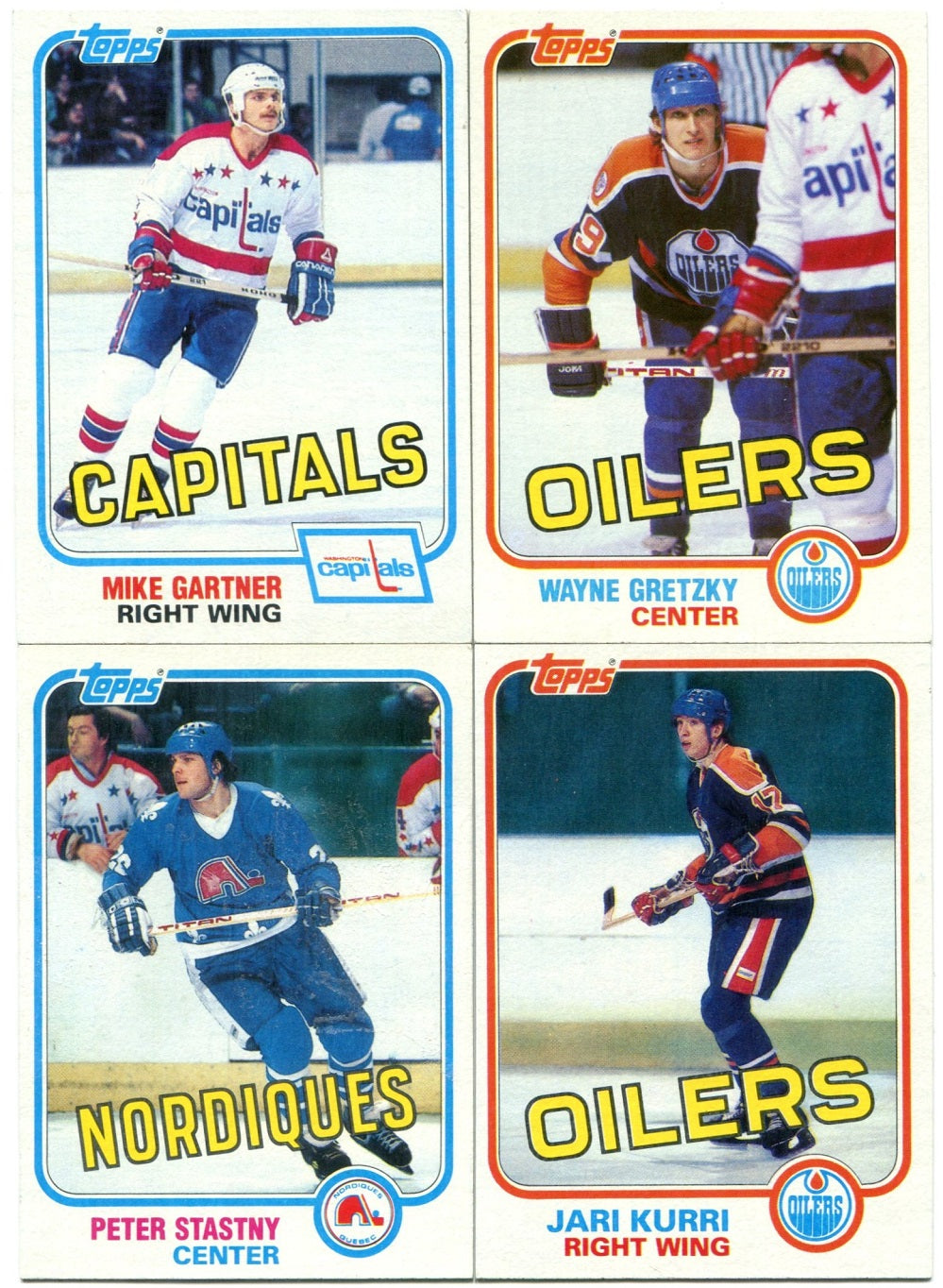 1981/82 Topps Hockey Set (Base and East) NM (66 + 66) (23-158)
