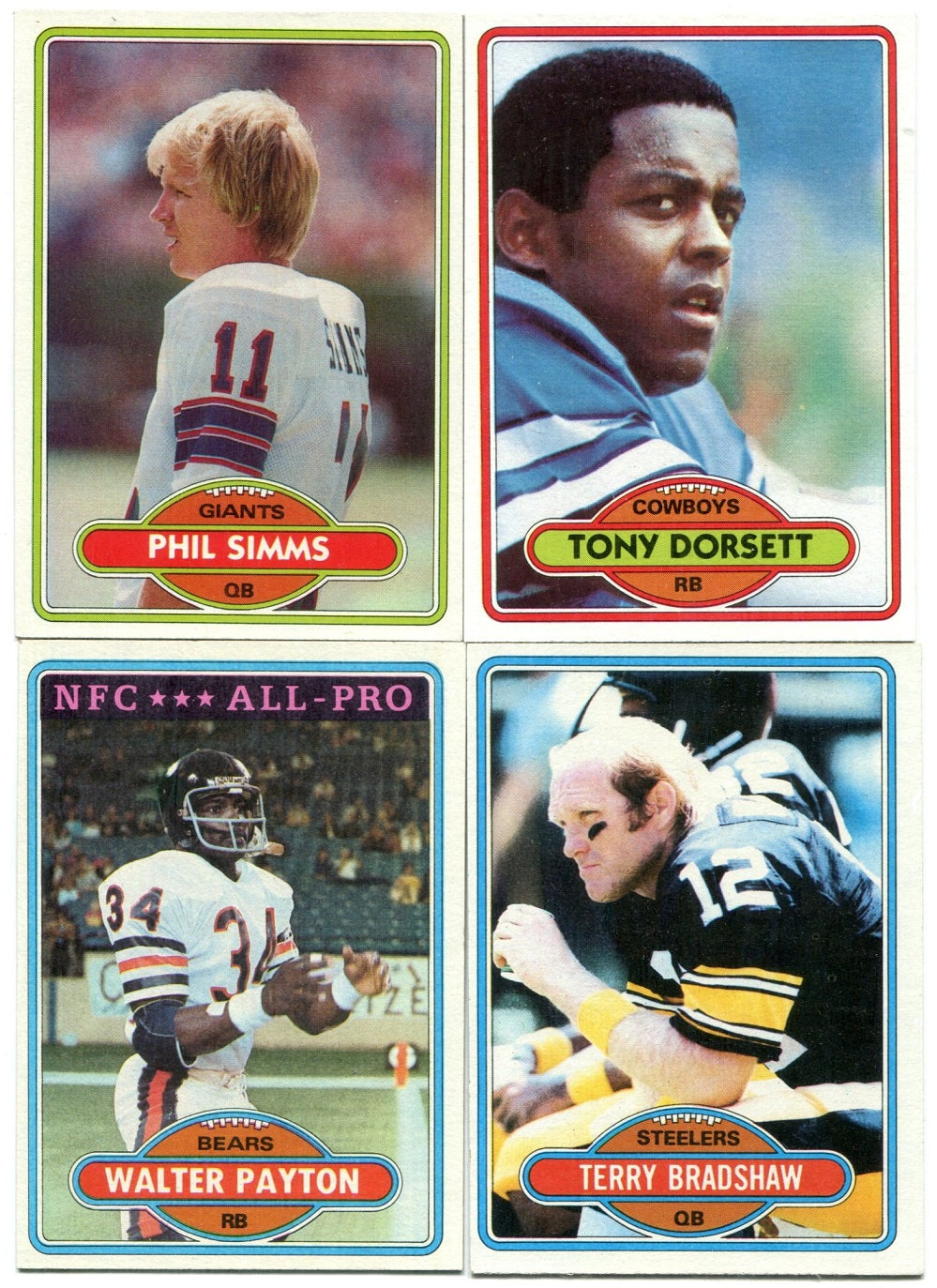 1980 Topps Football Complete Set EX/MT NM (528) (23-162)