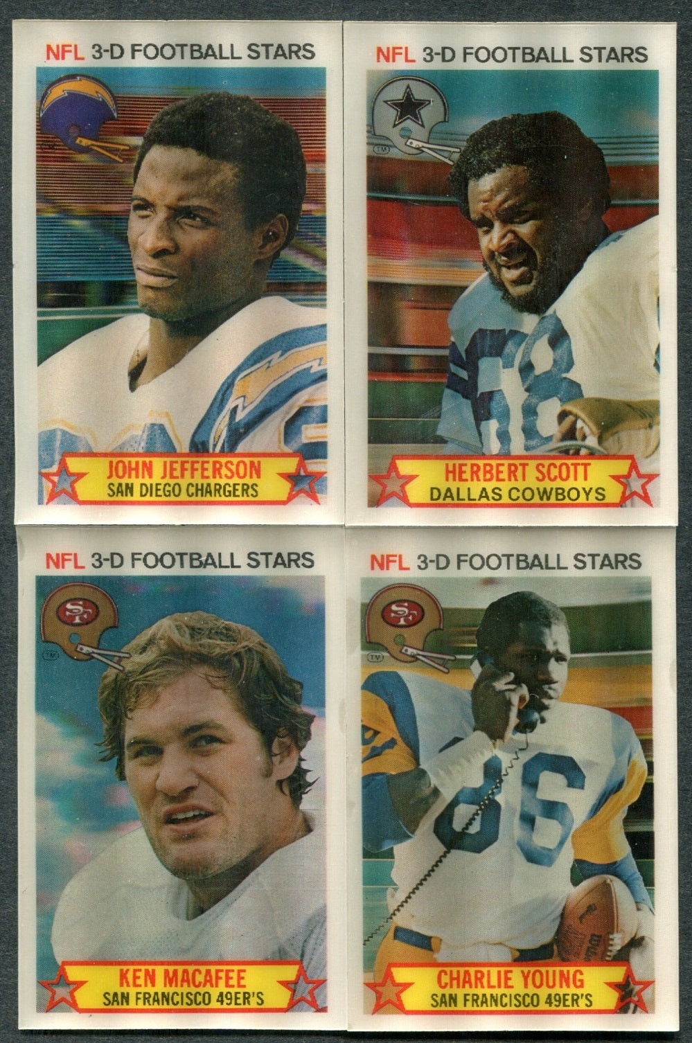 1980 Kellogg's Football Complete Set NM NM/MT (48) (23-183)