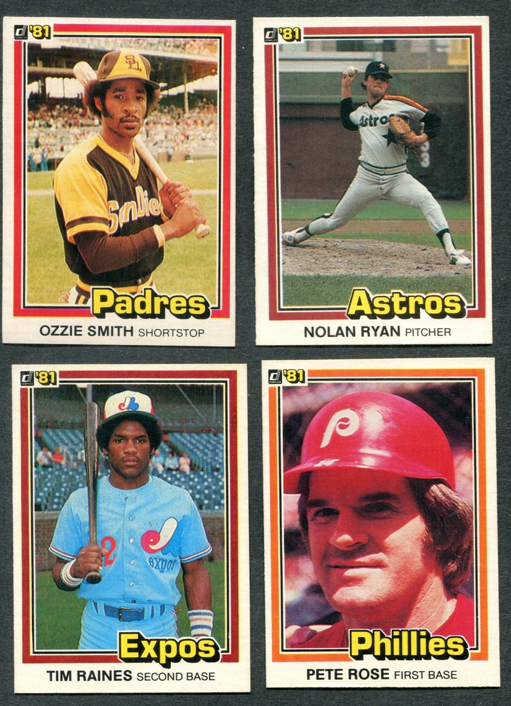 1981 Donruss Baseball Complete Set NM (605) (23-231)