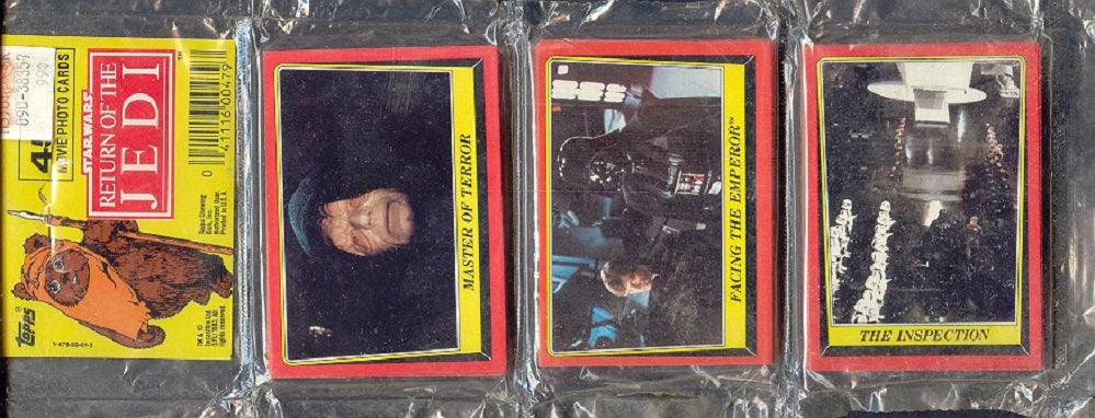 1983 Topps Return of the Jedi Series 1 Unopened Rack Pack