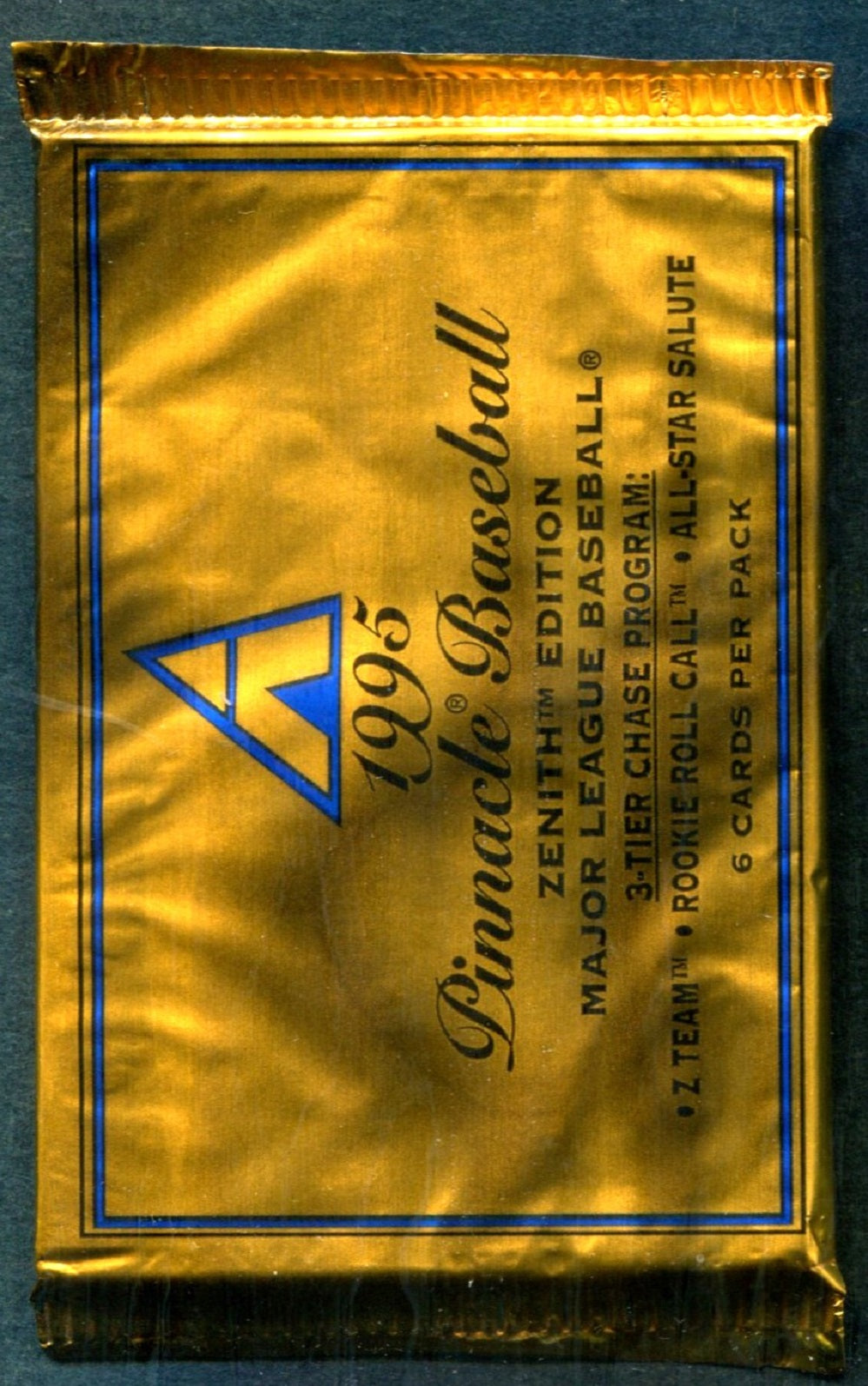 1995 Pinnacle Zenith Baseball Unopened Pack (6)