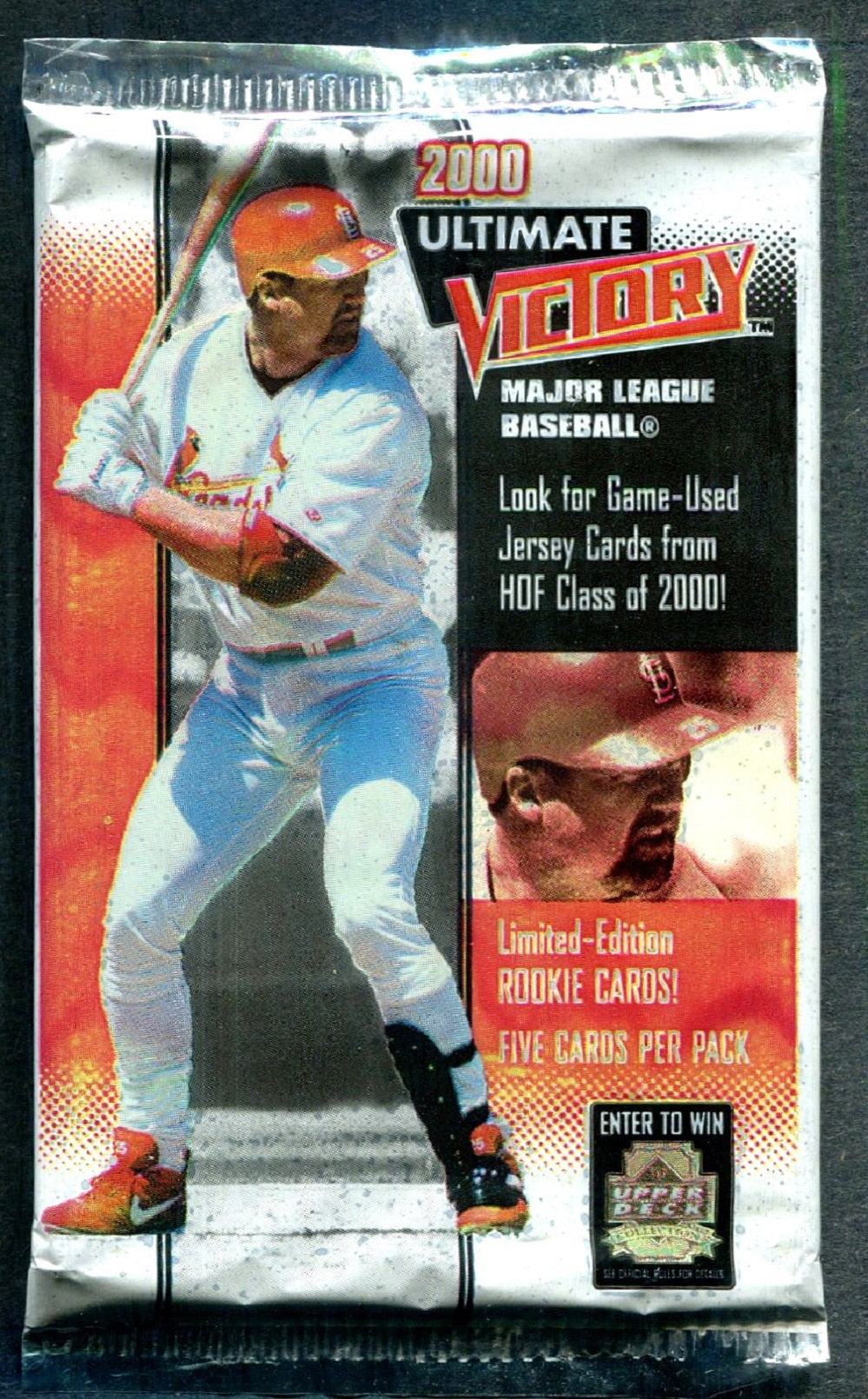 2000 Upper Deck Ultimate Victory Baseball Unopened Pack (5)