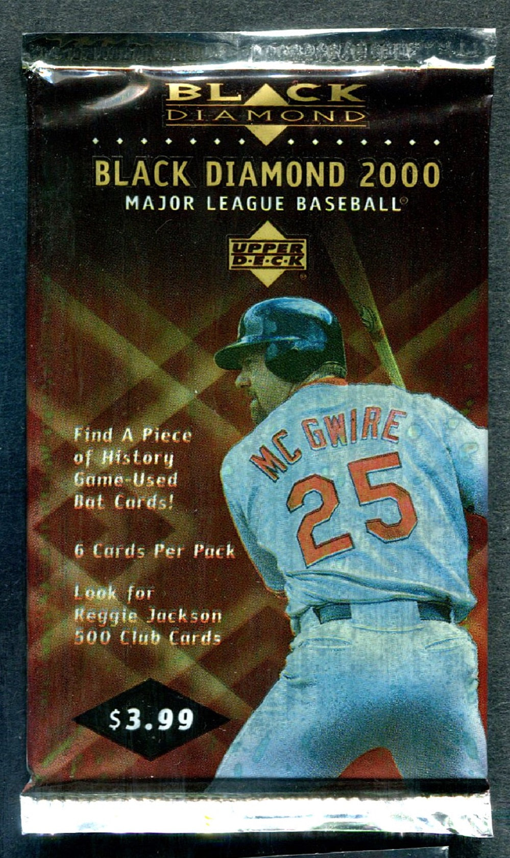 2000 Upper Deck Black Diamond Baseball Unopened Pack (Pre-Priced) (6)
