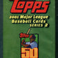 2001 Topps Baseball Unopened Series 2 Pack (10)
