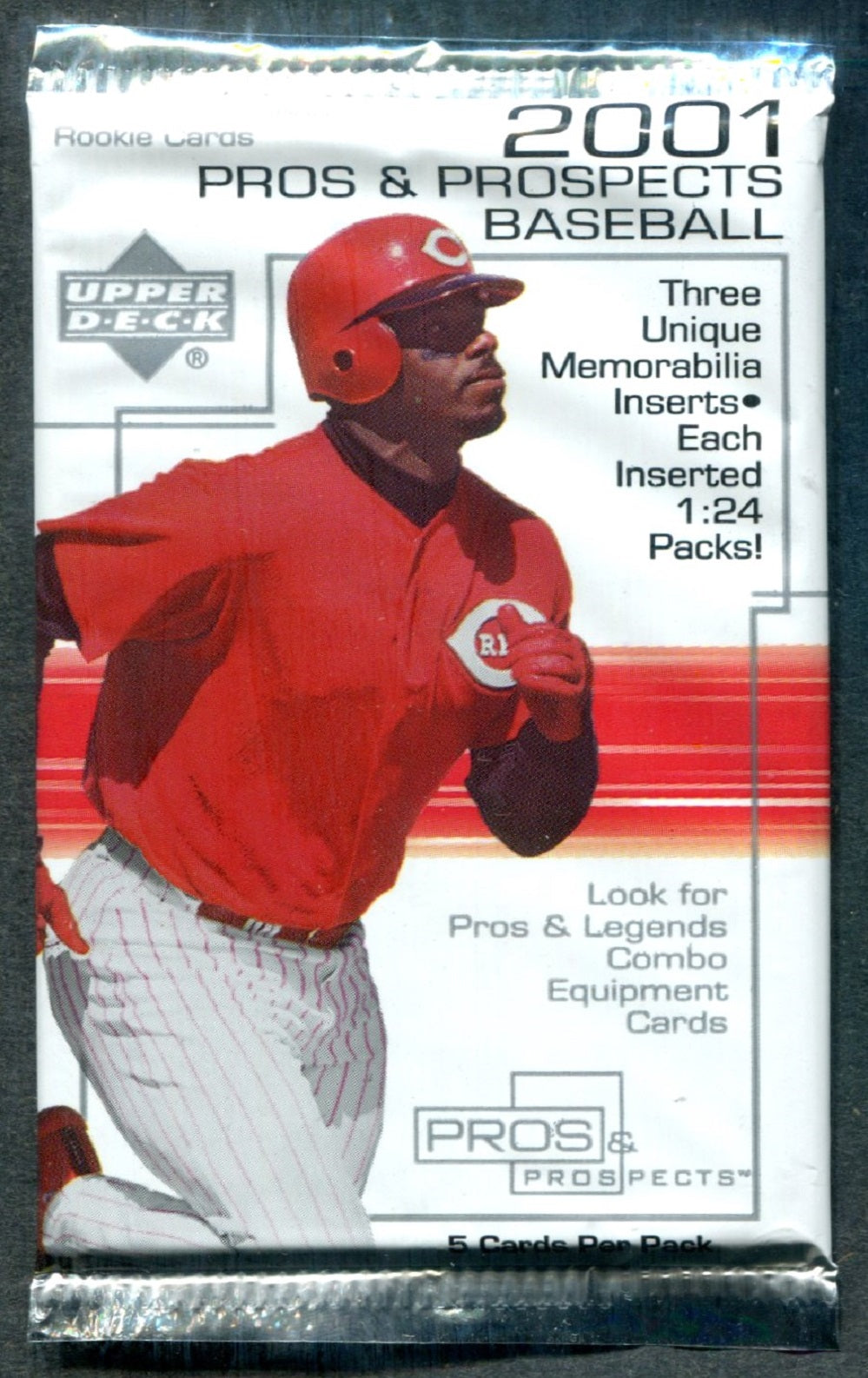 2001 Upper Deck Baseball Pros and Prospects Unopened Pack (5)