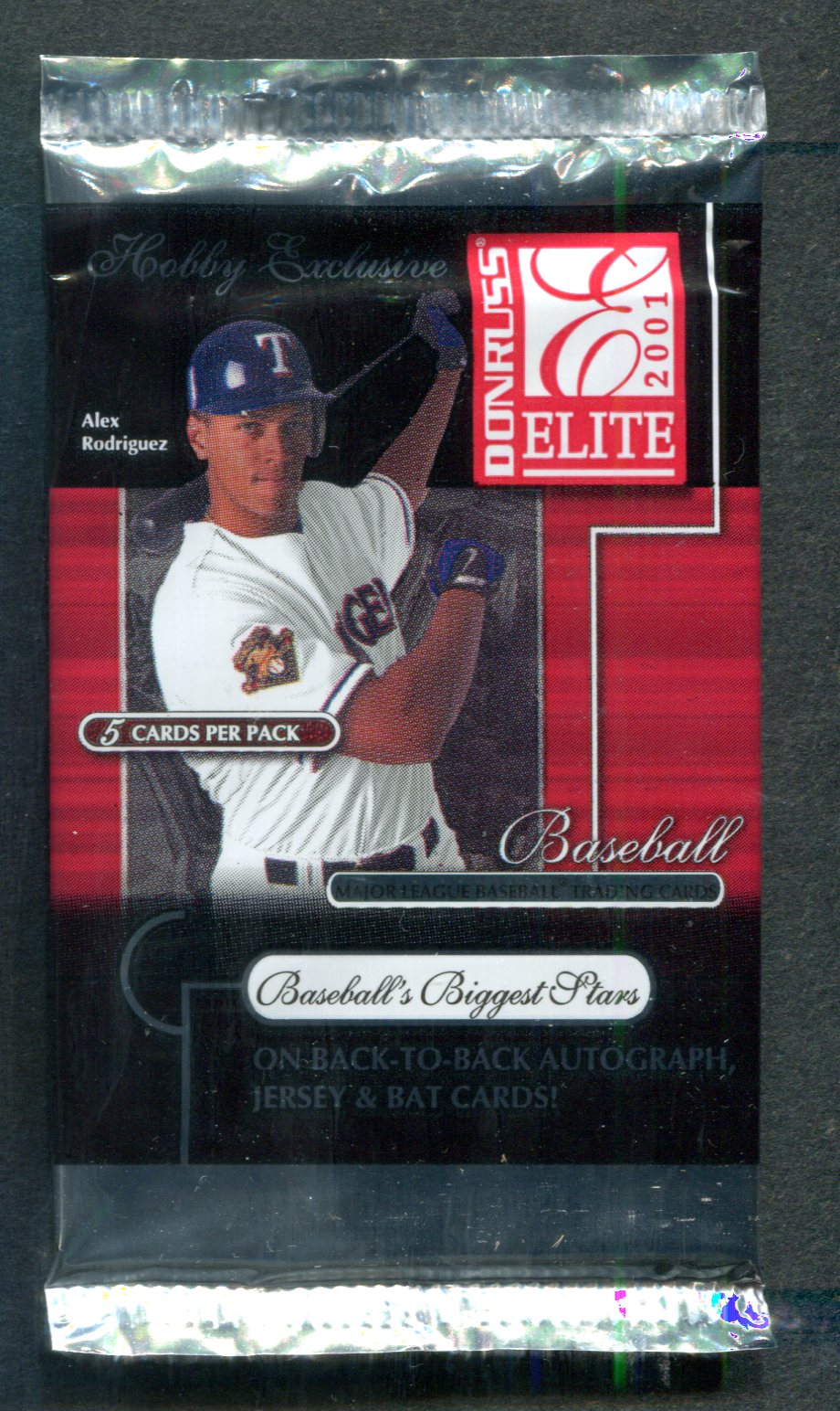 2001 Donruss Elite Baseball Unopened Pack (Hobby) (5)