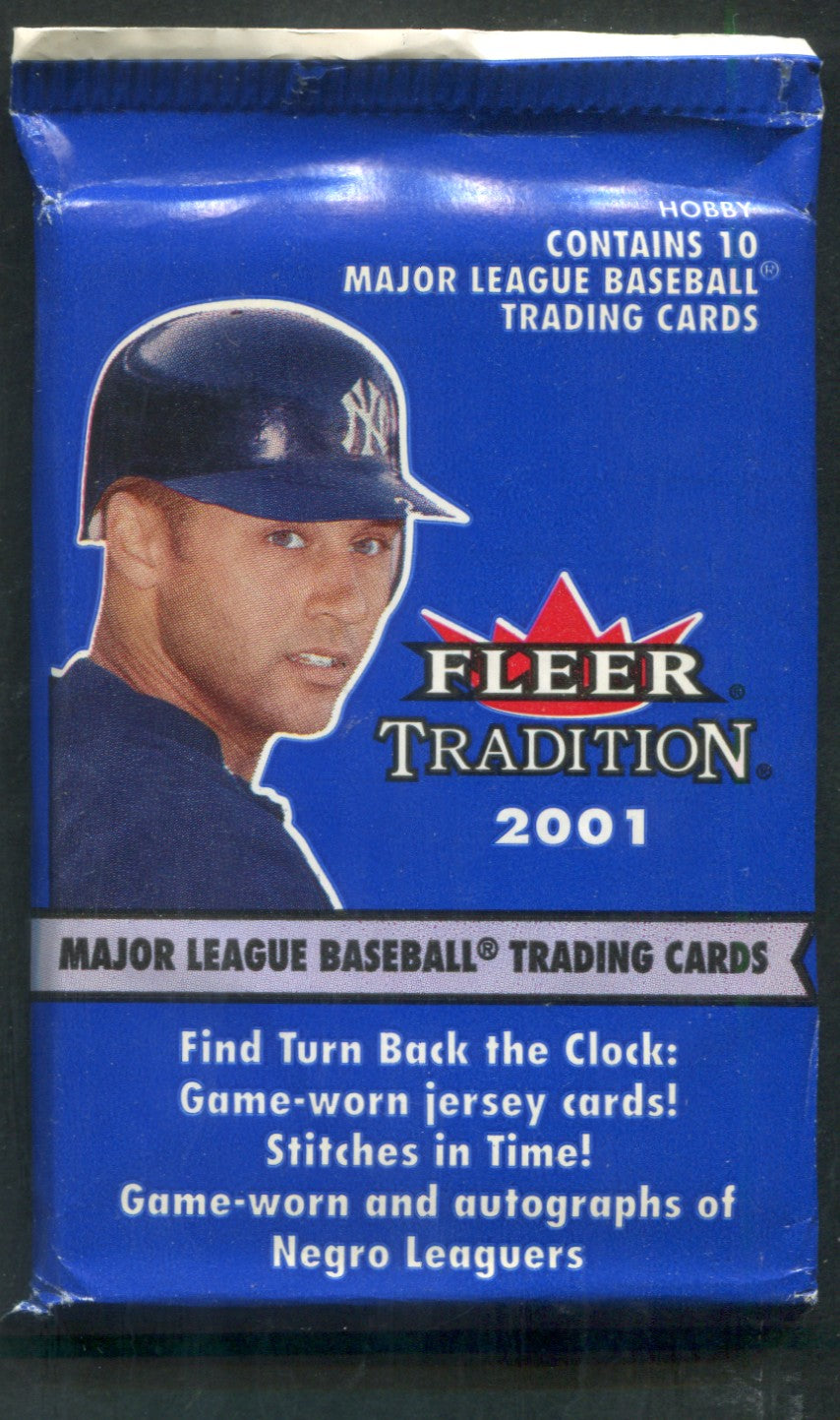 2001 Fleer Tradition Baseball Unopened Pack (Hobby) (10)