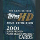 2001 Topps HD High Definition Baseball Unopened Pack (HTA) (4)