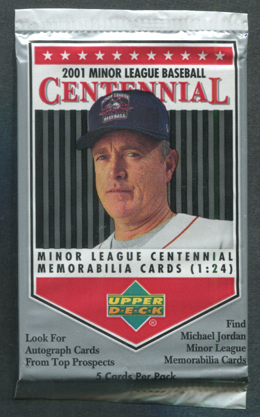 2001 Upper Deck Centennial Minor League Baseball Unopened Pack (5)