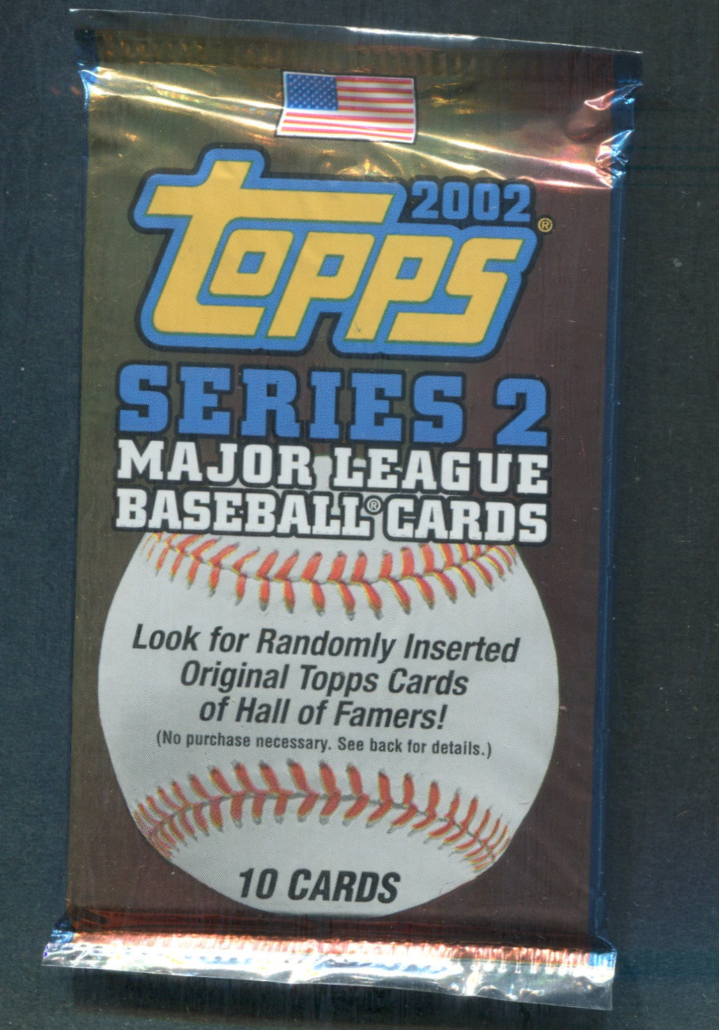 2002 Topps Baseball Unopened Series 2 Pack (10)