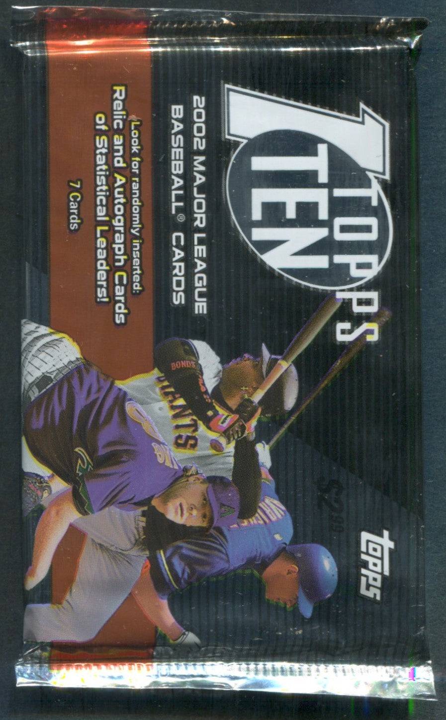 2002 Topps Ten Baseball Unopened Pack (Pre-Priced) (7)