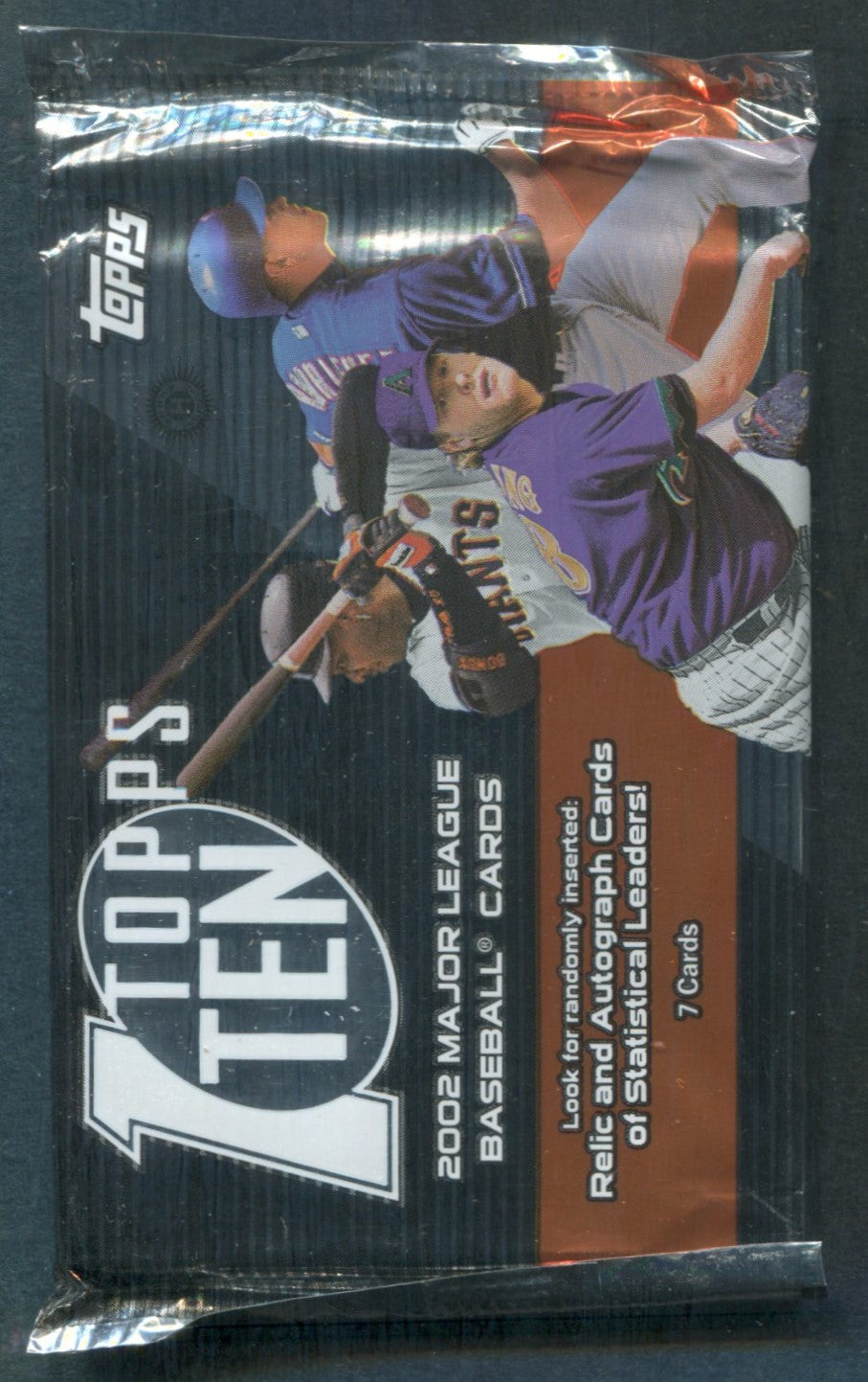 2002 Topps Ten Baseball Unopened Pack (Hobby) (7)
