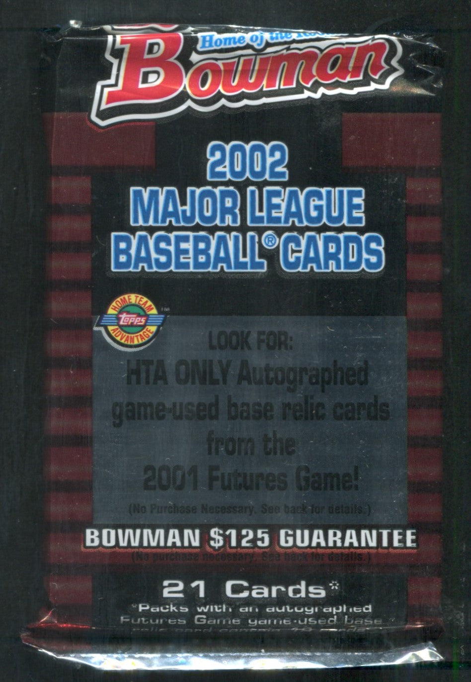 2002 Bowman Baseball Unopened Jumbo Pack (HTA) (21)