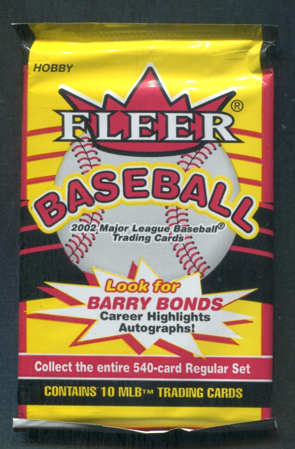 2002 Fleer Baseball Unopened Pack (Hobby) (10)