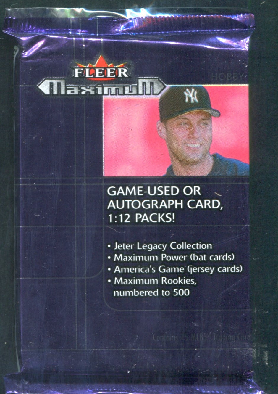 2002 Fleer Maximum Baseball Unopened Pack (Hobby) (15)