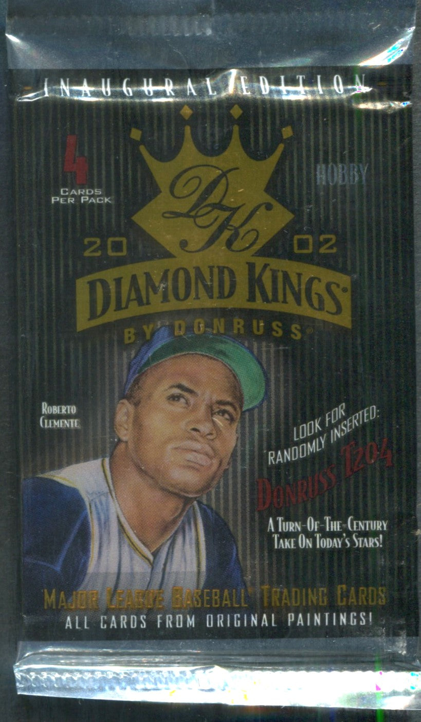 2002 Donruss Diamond Kings Baseball Unopened Pack (Hobby) (4)