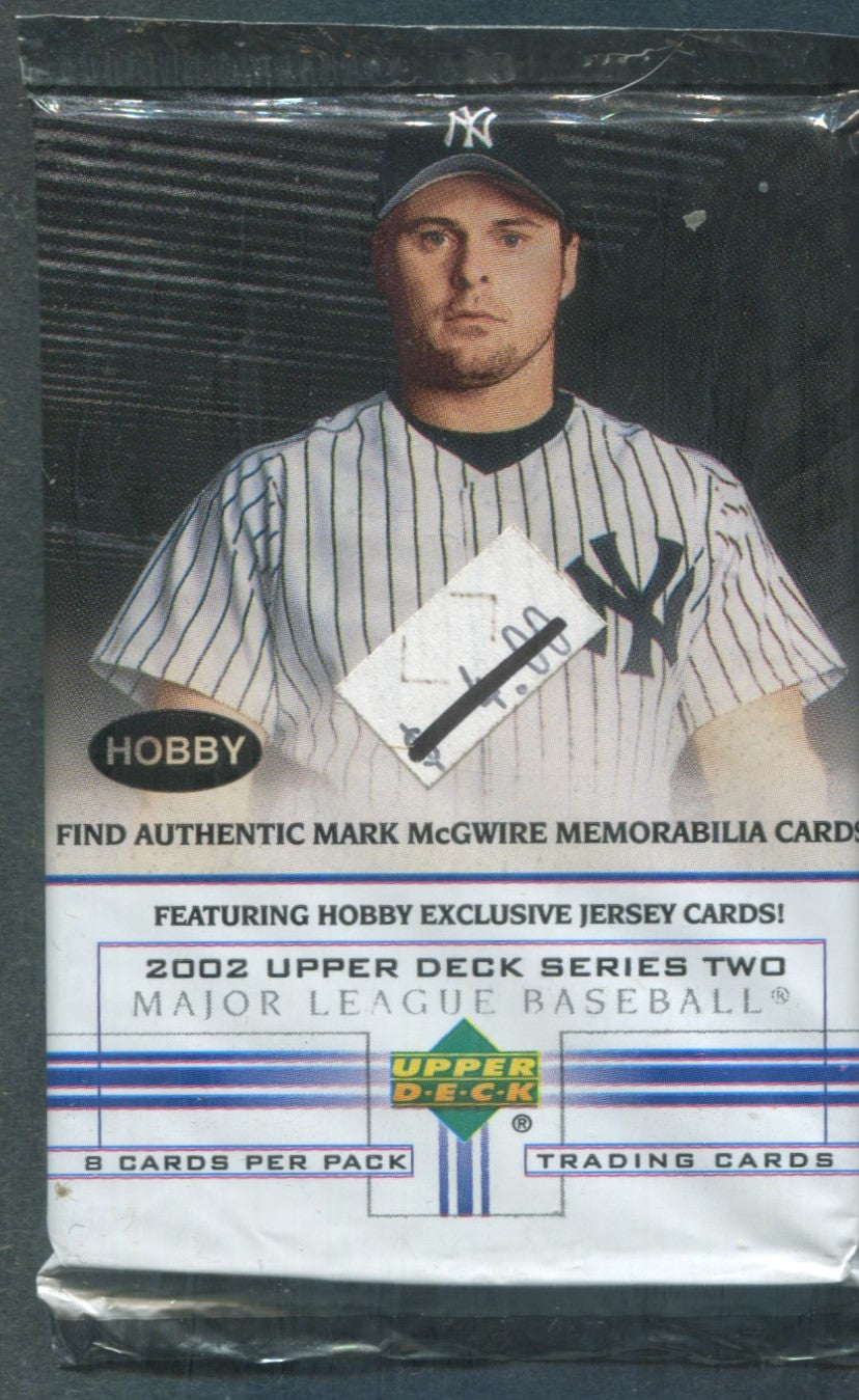 2002 Upper Deck Baseball Unopened Series 2 Pack (Hobby) (8) (PS)