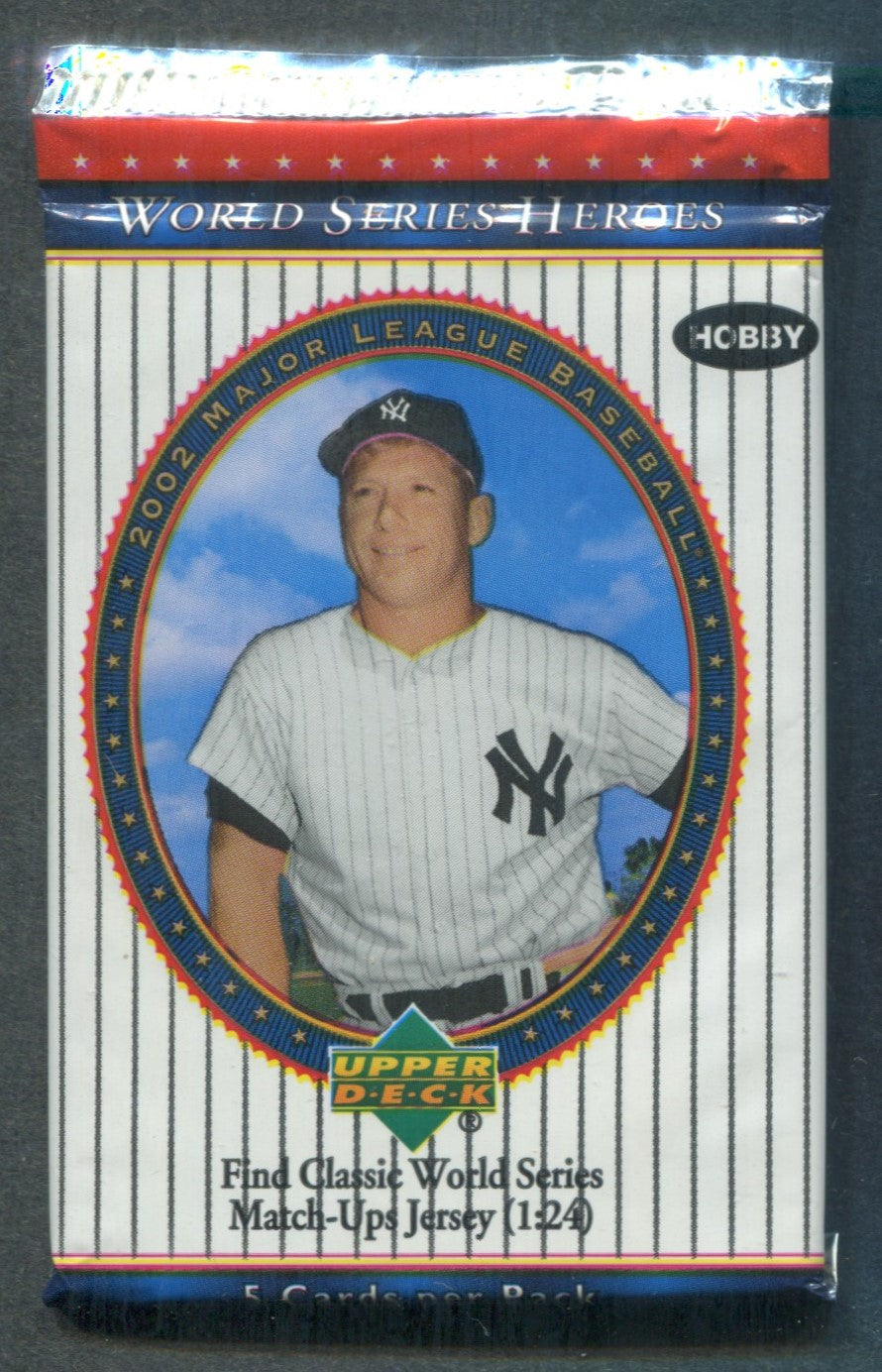 2002 Upper Deck World Series Heroes Baseball Unopened Pack (Hobby) (5)