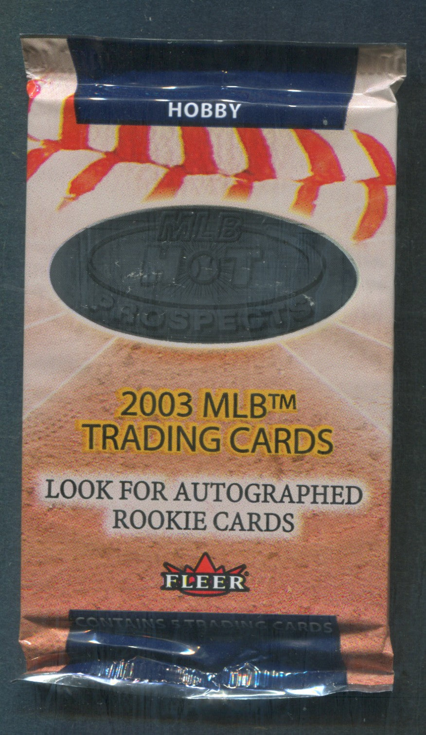 2003 Fleer MLB Hot Prospects Baseball Unopened Pack (Hobby) (5)