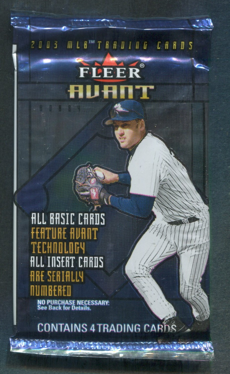 2003 Fleer Avant Baseball Unopened Pack (Hobby) (4)