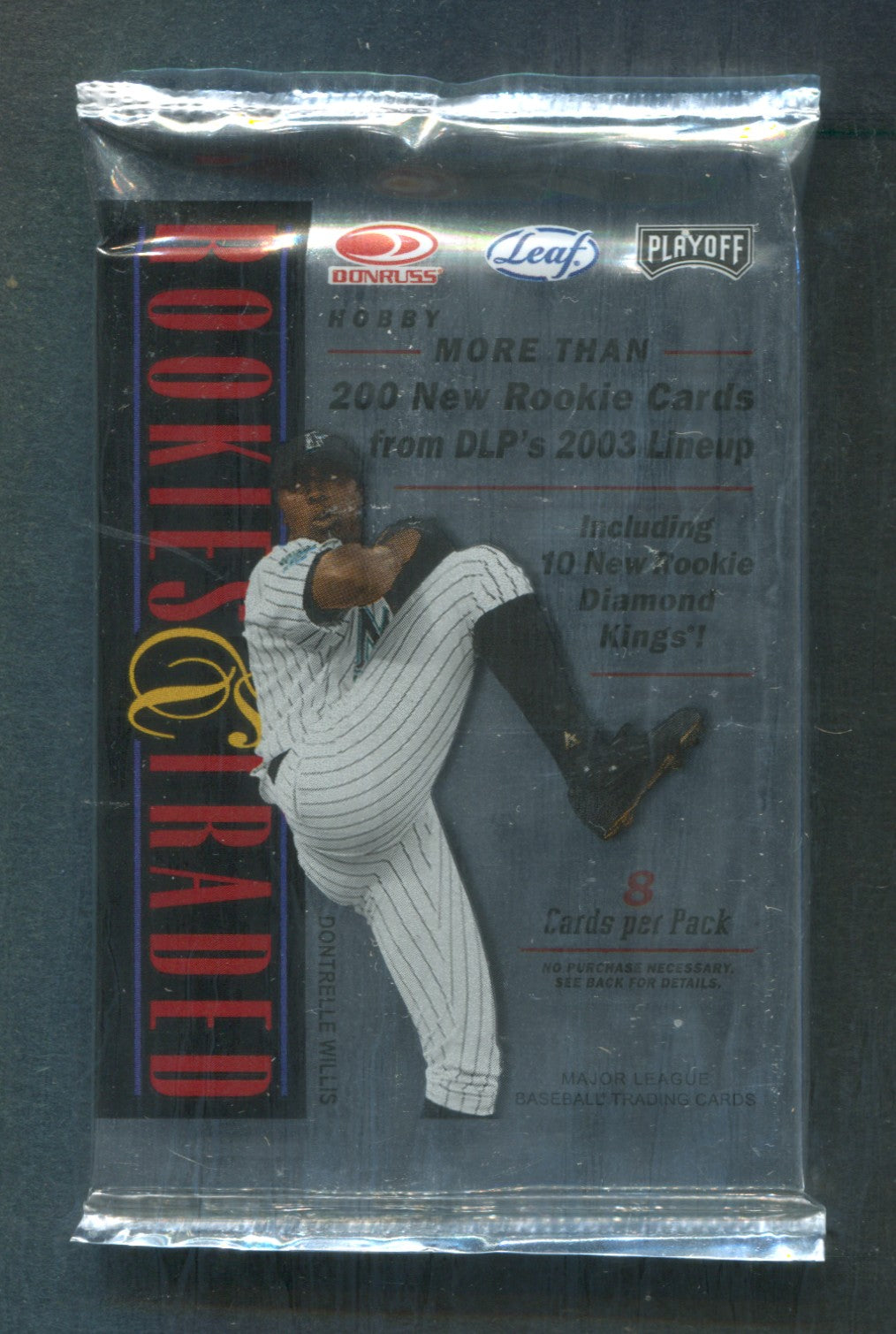 2003 Donruss Leaf Playoff DLP Baseball Unopened Rookie & Traded Pack (Hobby) (8)