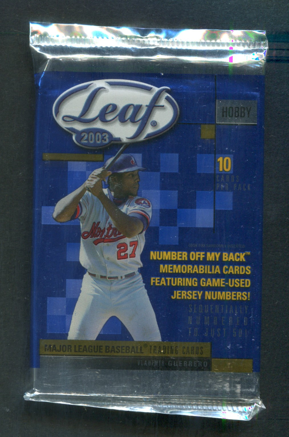 2003 Leaf Baseball Unopened Pack (Hobby) (10)