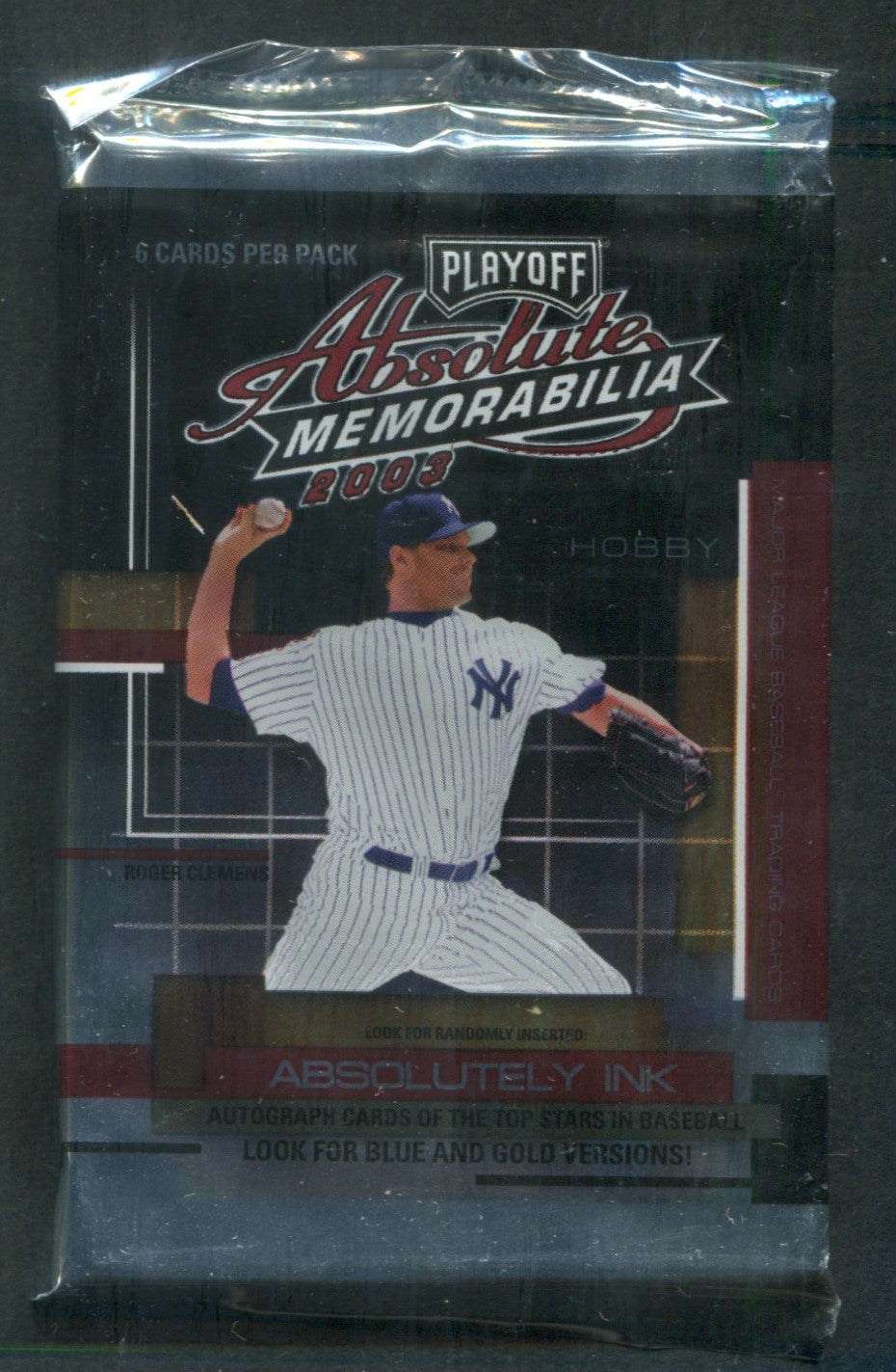 2003 Playoff Absolute Memorabilia Baseball Unopened Pack (Hobby) (6)