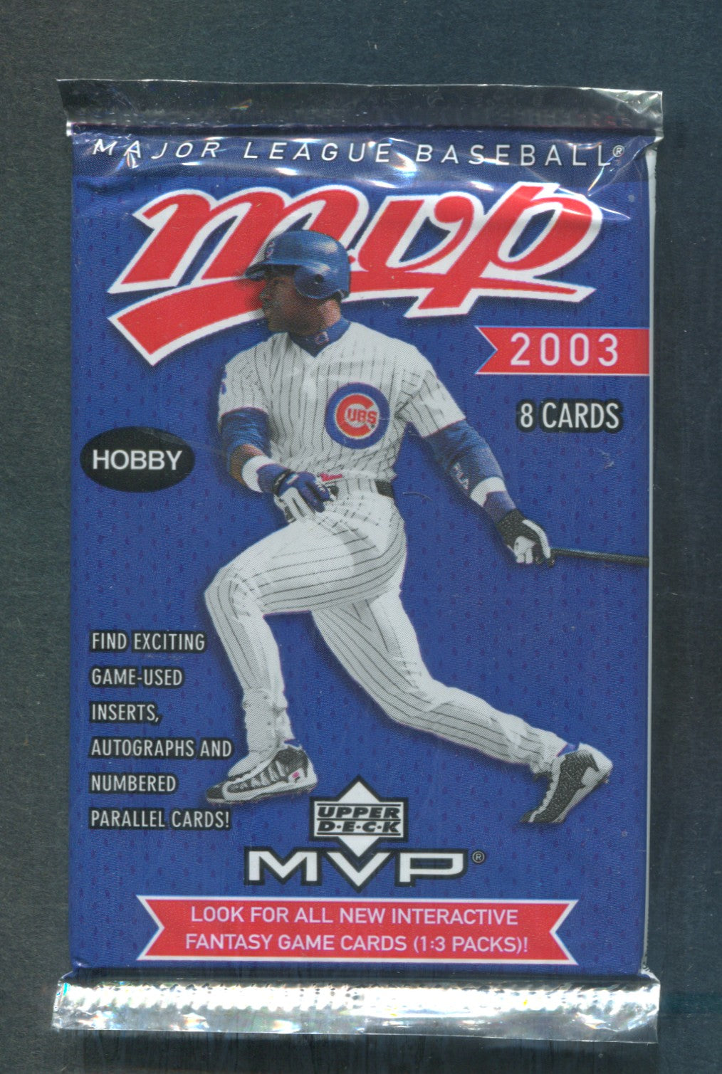2003 Upper Deck MVP Baseball Unopened Pack (Hobby) (8)