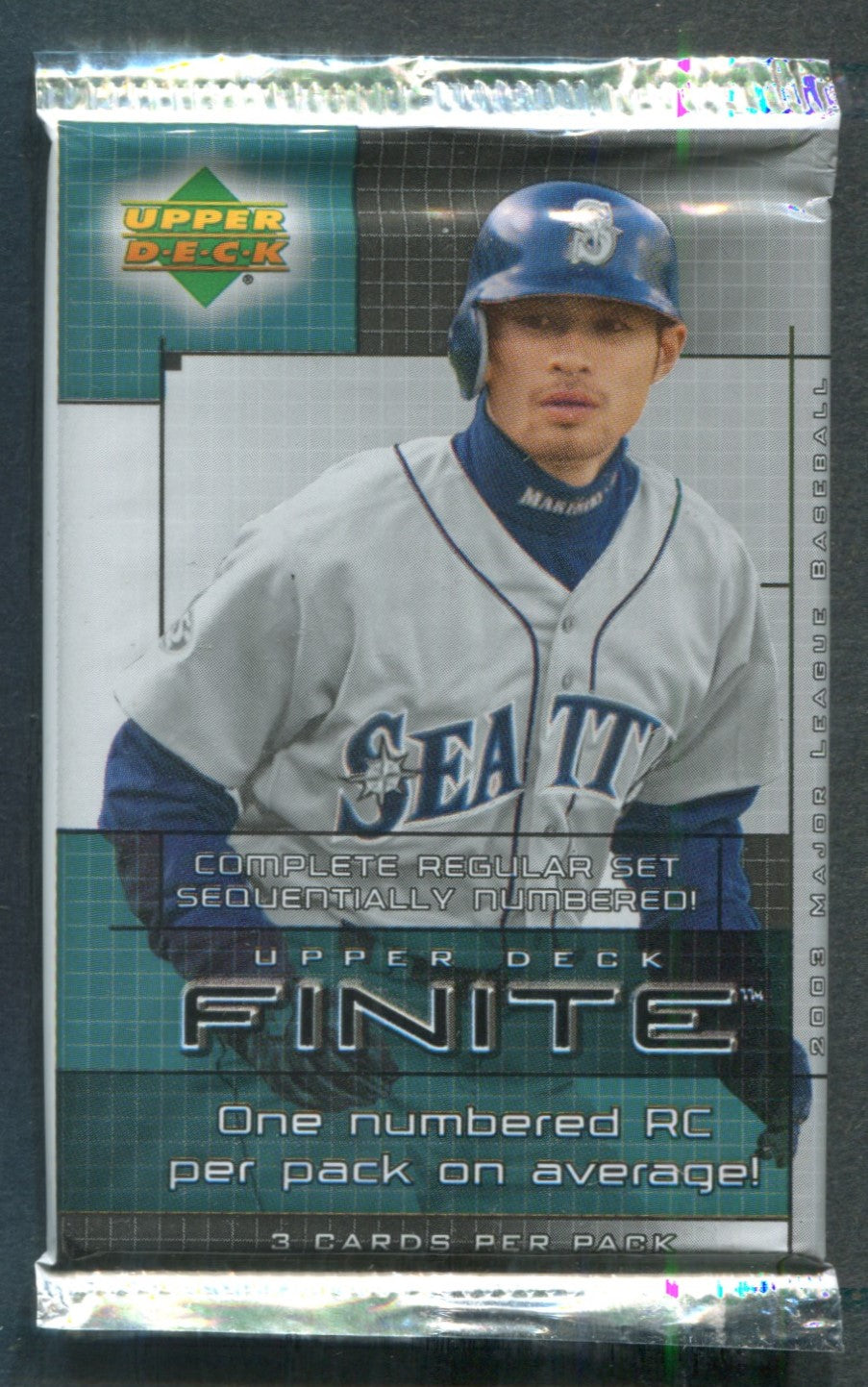 2003 Upper Deck Finite Baseball Unopened Pack (3)