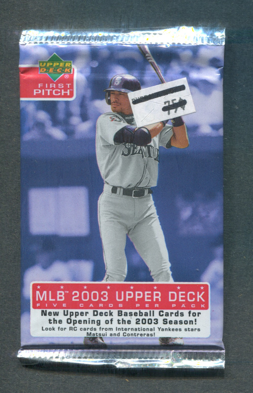 2003 Upper Deck First Pitch Baseball Unopened Pack (5) (PS)