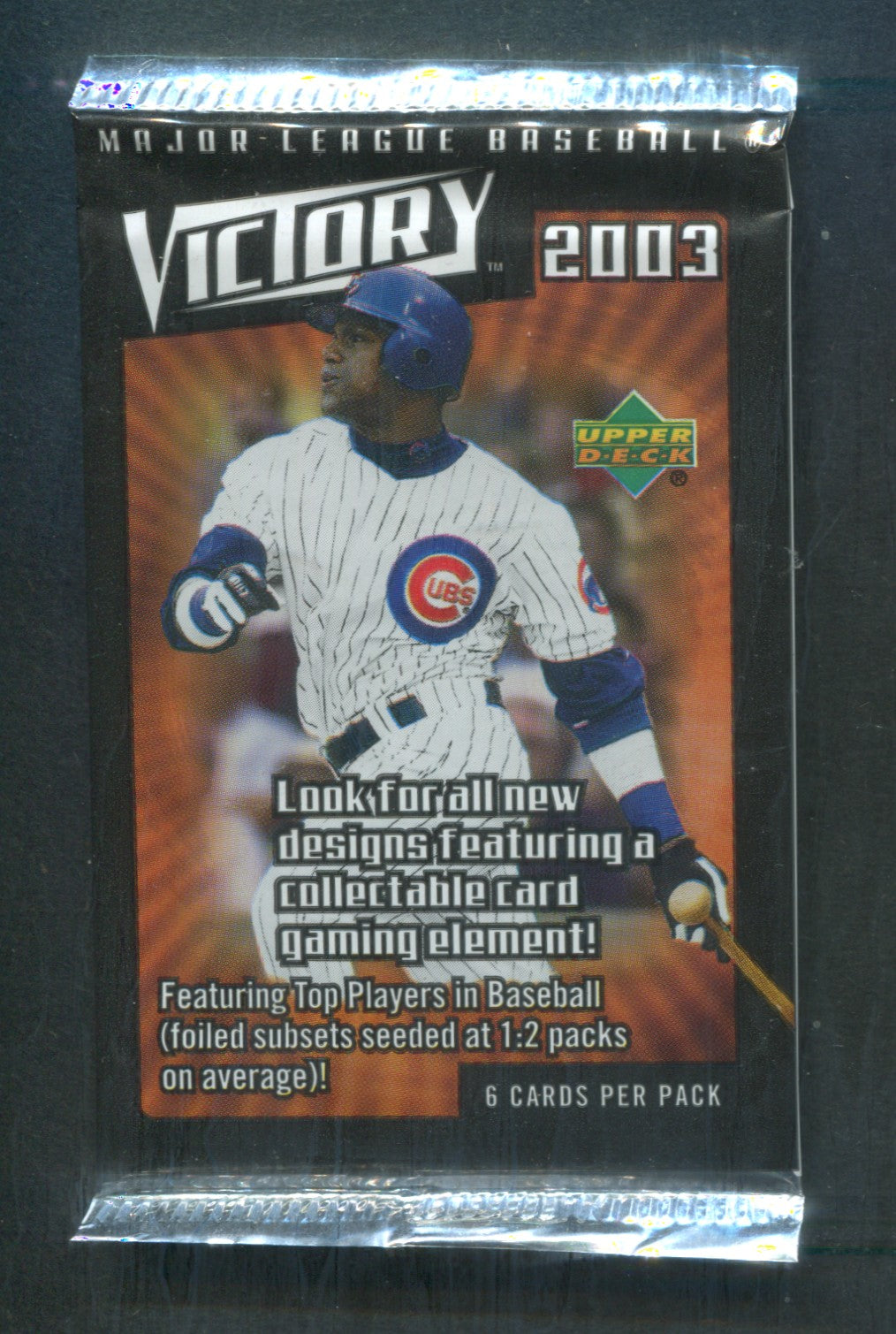 2003 Upper Deck Victory Baseball Unopened Pack (6)