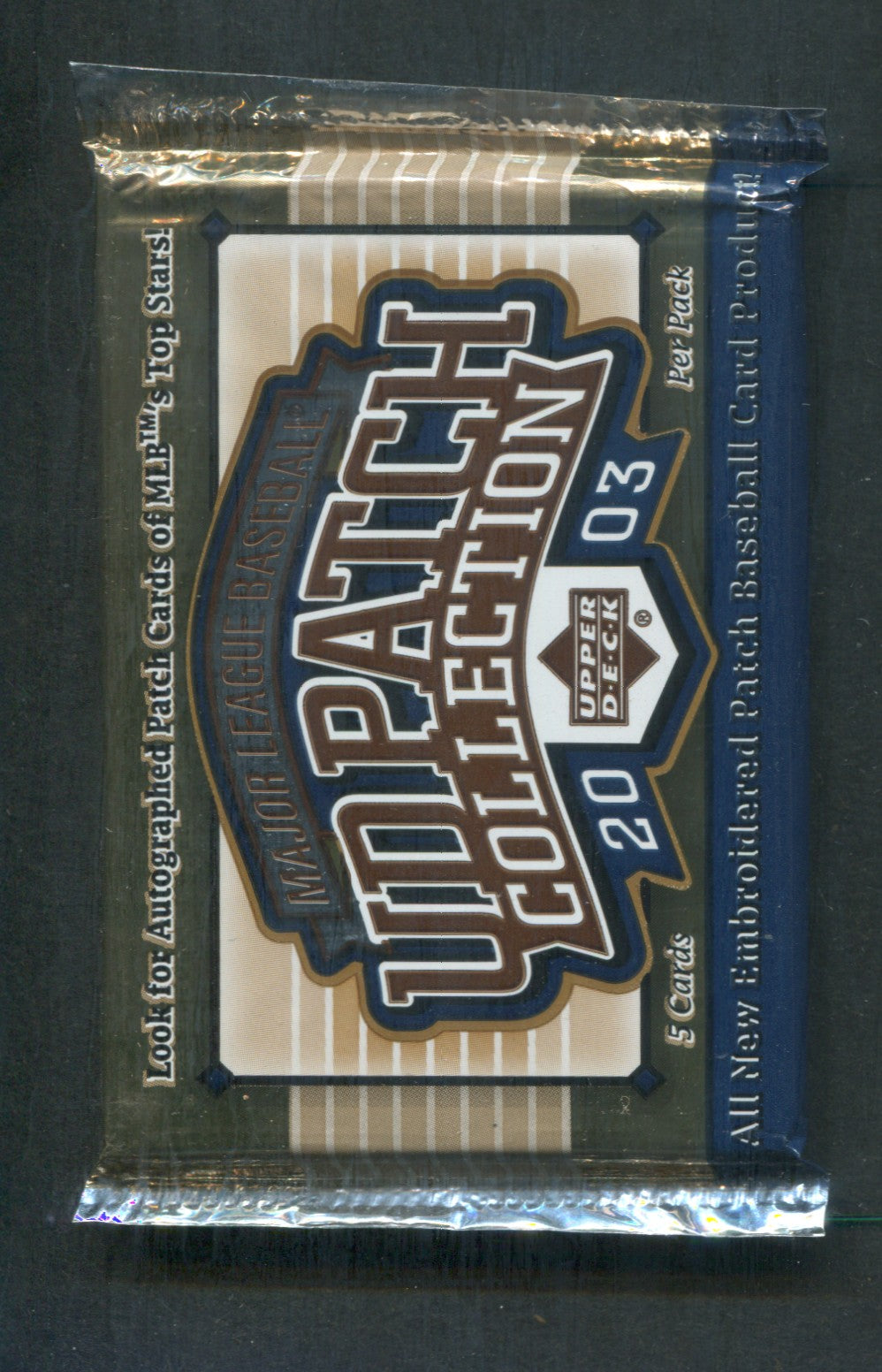 2003 Upper Deck UD Patch Collection Baseball Unopened Pack (5)