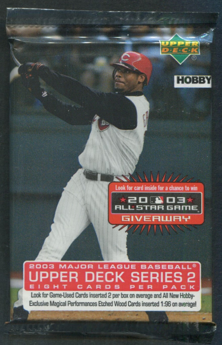 2003 Upper Deck Baseball Unopened Series 2 Pack (Hobby) (8)