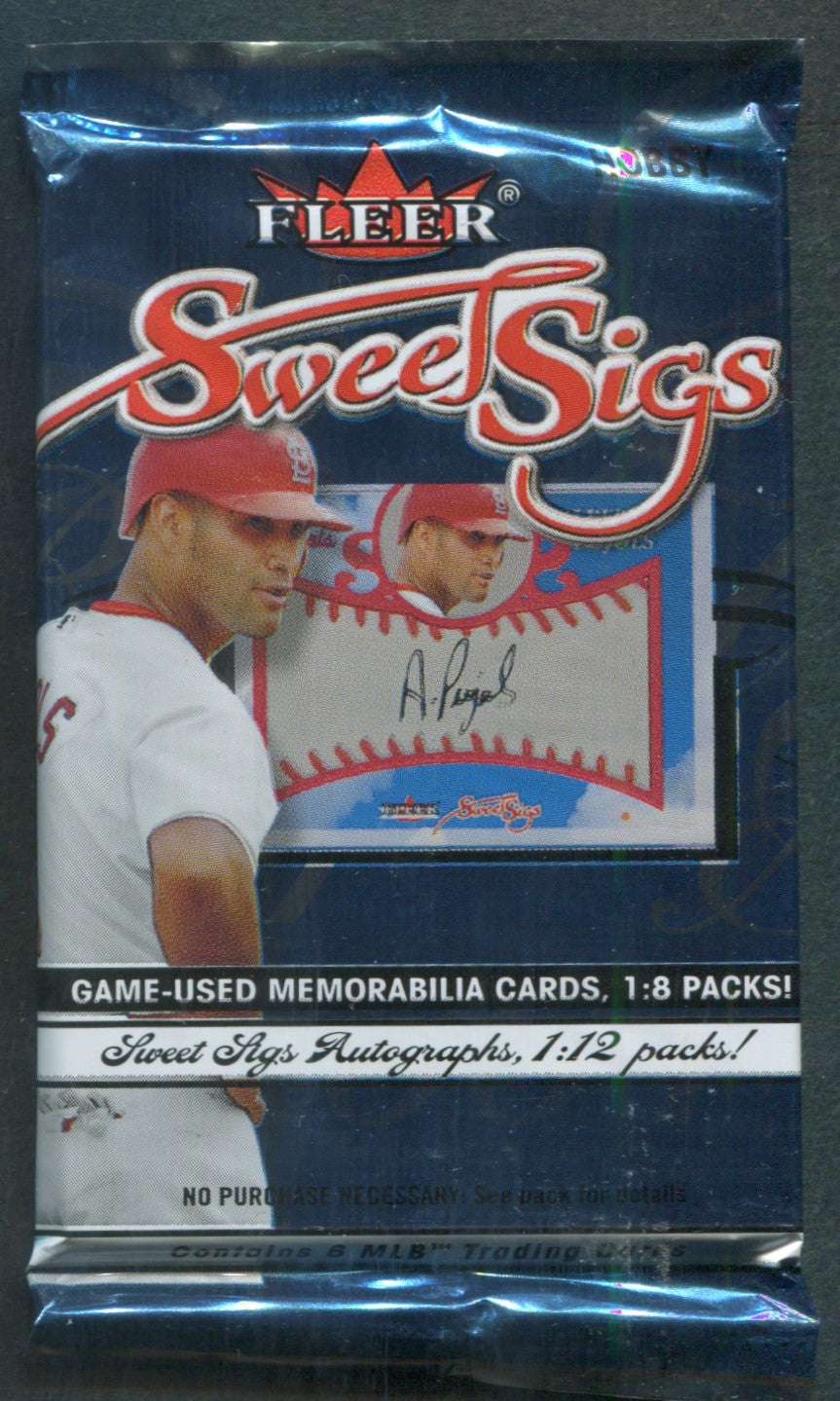 2004 Fleer Sweet Sigs Baseball Unopened Pack (Hobby) (6)
