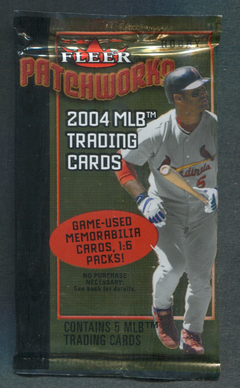 2004 Fleer Patchworks Baseball Unopened Pack (Hobby) (5)