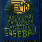 1995 Topps Embossed Baseball Unopened Pack (6)