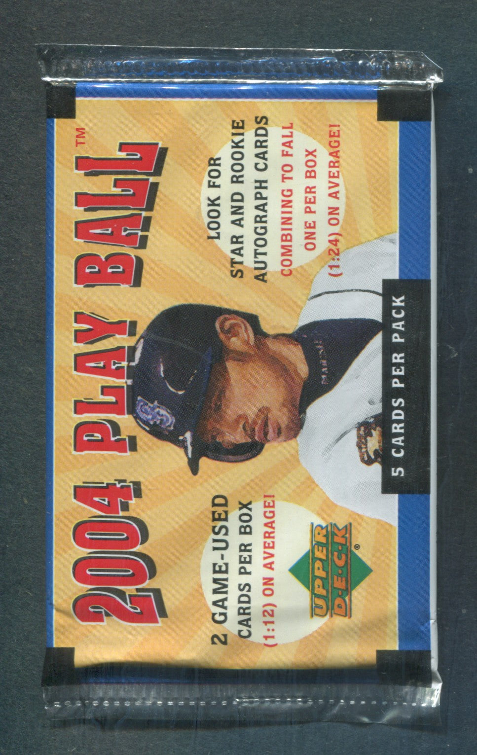 2004 Upper Deck Play Ball Baseball Unopened Pack (5)