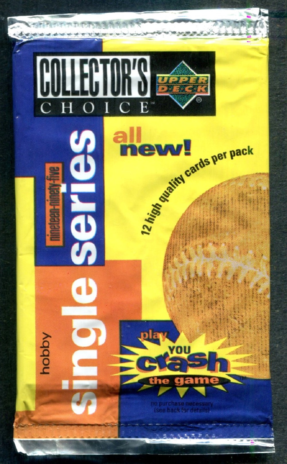 1995 Upper Deck Collector's Choice Baseball Unopened Pack (Hobby) (12)