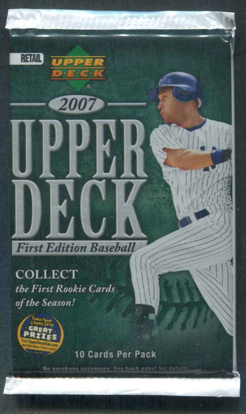 2007 Upper Deck Baseball Unopened Series 2 Pack (Retail) (10)