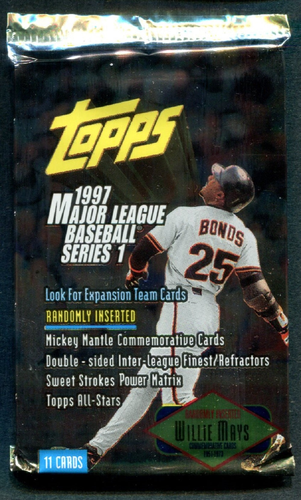 1997 Topps Baseball Unopened Series 1 Pack (Retail) (11)