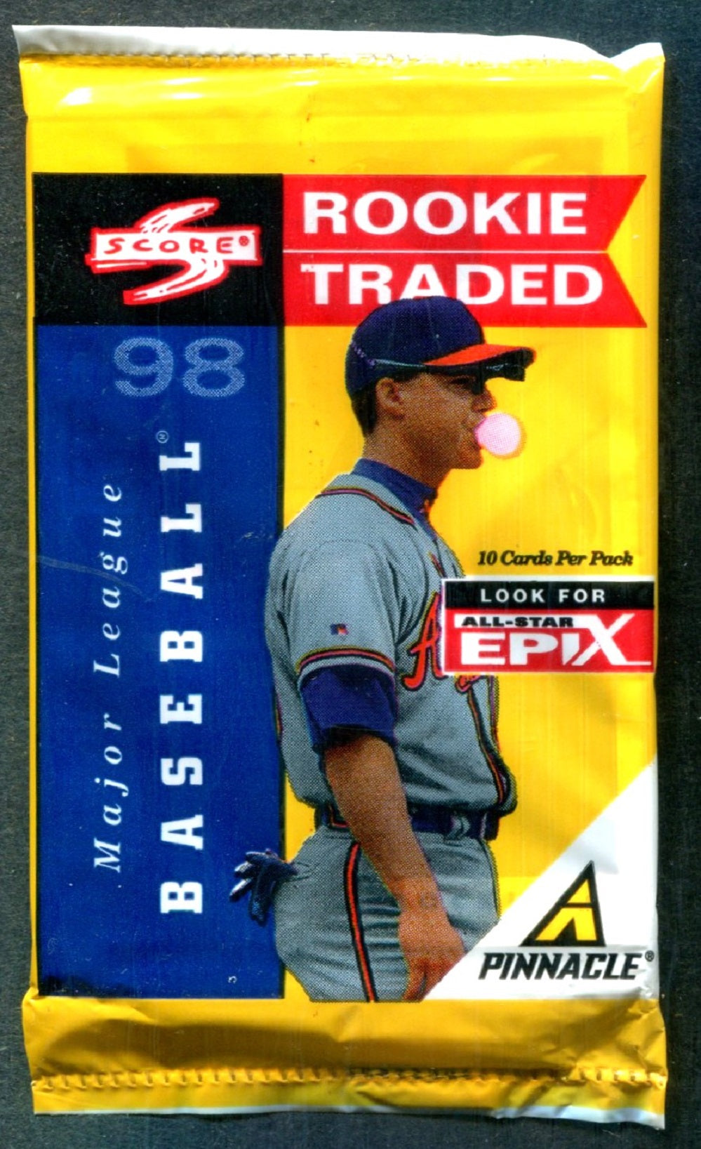 1998 Score Baseball Rookie Traded Unopened Pack (10)