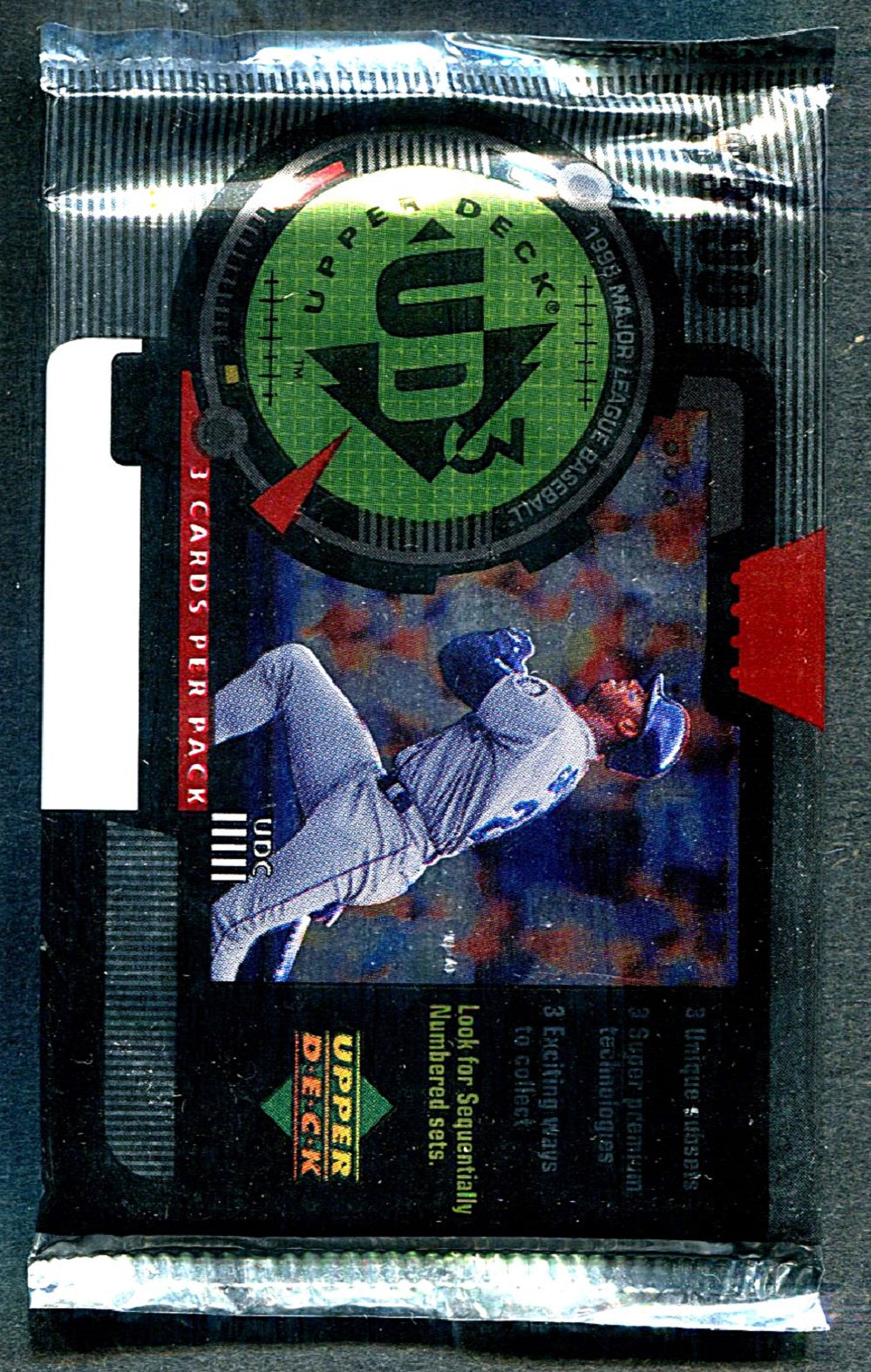 1998 Upper Deck UD3 Baseball Unopened Pack (Pre-Priced) (3)