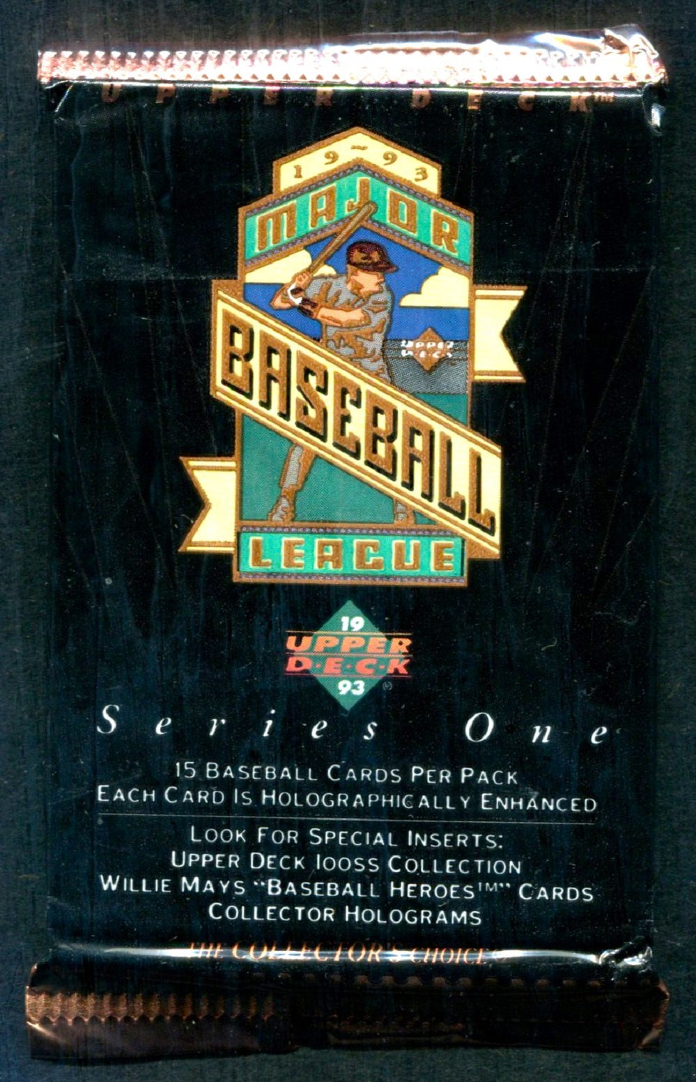 1993 Upper Deck Baseball Unopened Series 1 Pack (Retail) (15)