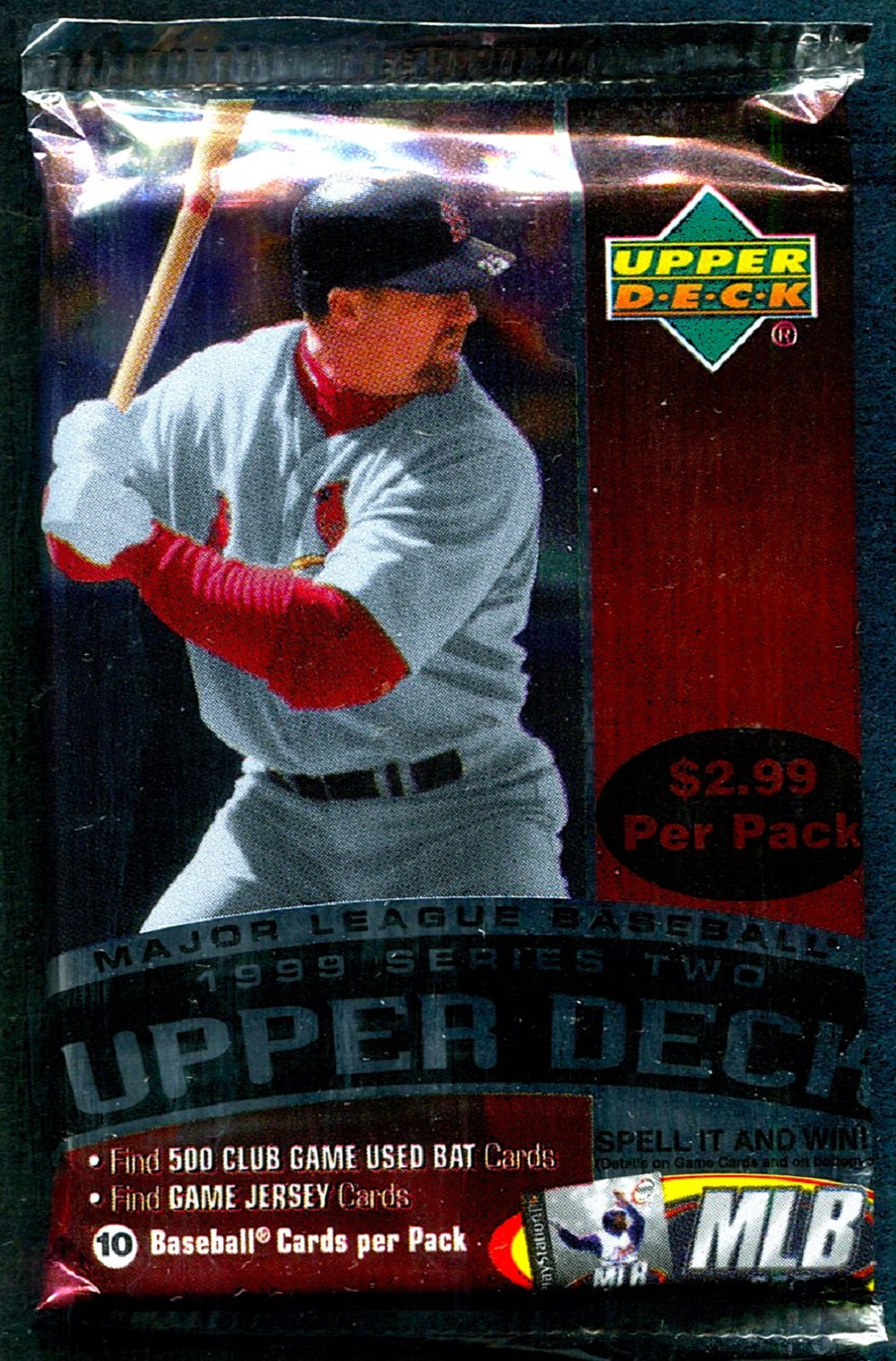 1999 Upper Deck Baseball Unopened Series 2 Pack (Pre-Priced) (10)